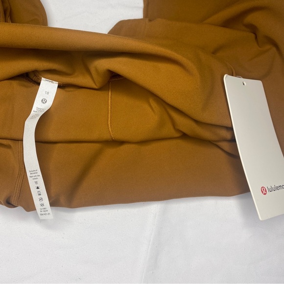 BNWT  Lululemon Align high-rise pant  25” Copper Brown Sz 18 - Picture 2 of 5